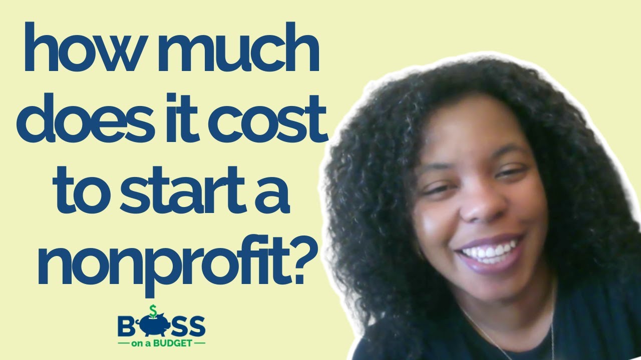 How much does it cost to start a nonprofit?