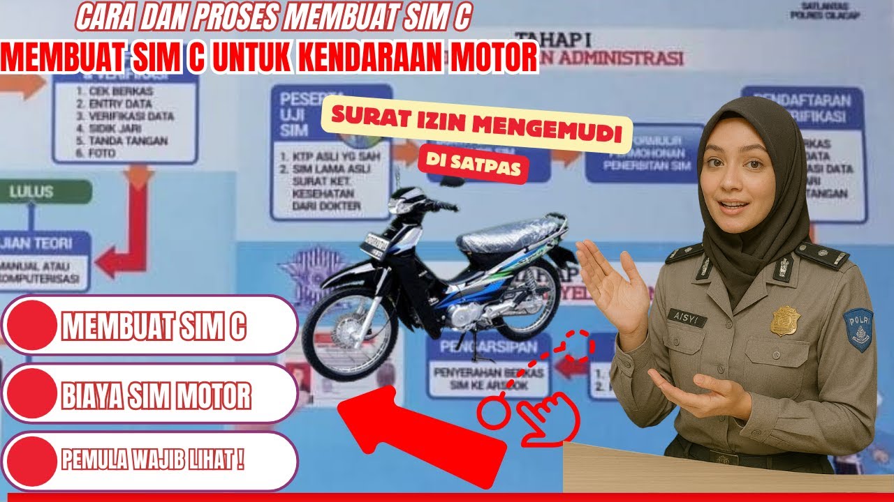 Cara dan Syarat Membuat SIM Motor
