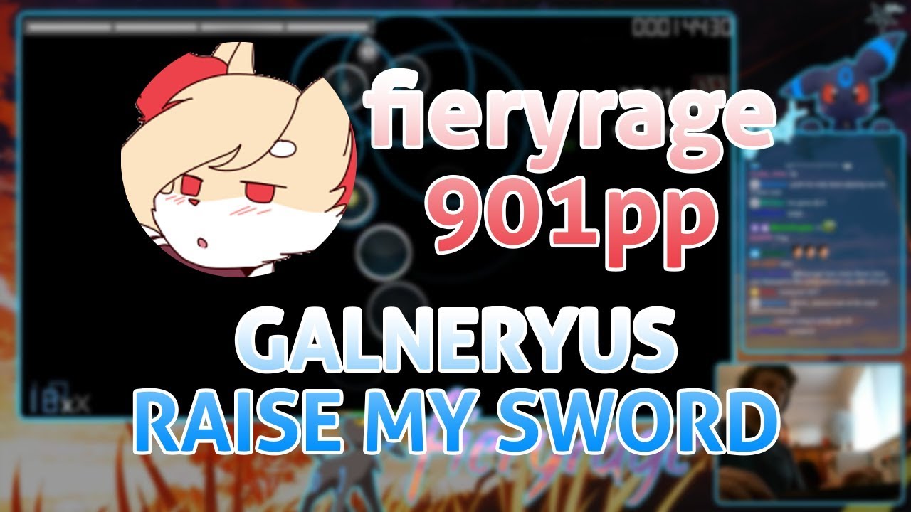 osu! | fieryrage | GALNERYUS - RAISE MY SWORD [A THOUSAND FLAMES] | FC +HR 99.04% | #1 901pp