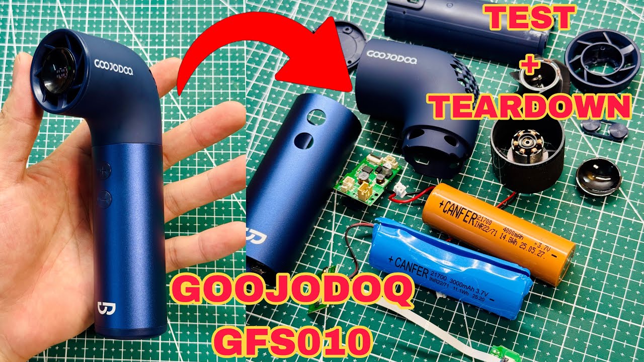Water pipe fan Review & Teardown - GOOJODOQ GFS010