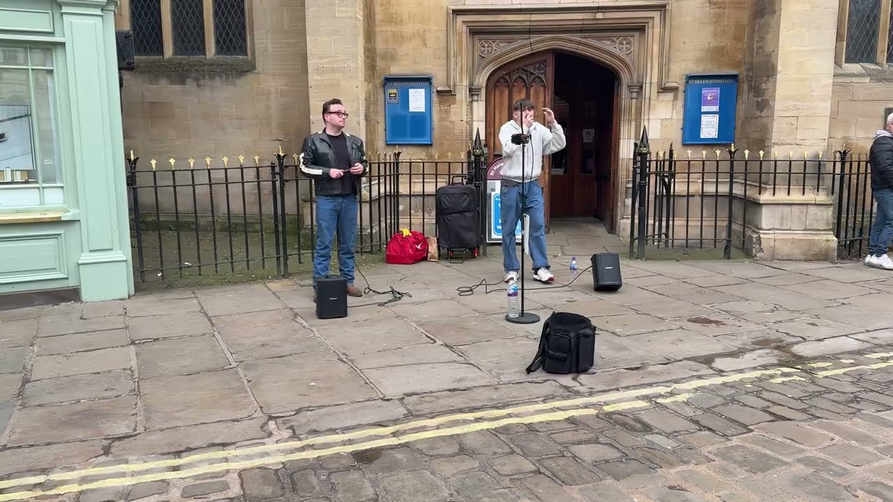 #bgt 2026 - Finley Barrett-Carter Busking in York with 'Jukebox' Jack Hunter - 6