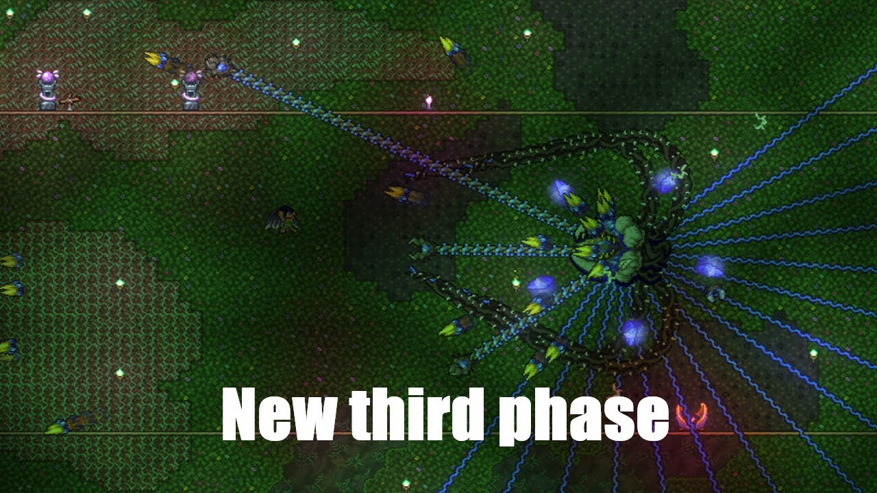 Terraria Fargo's Souls mod Plantera Rework (Eternity mode, Nohit)