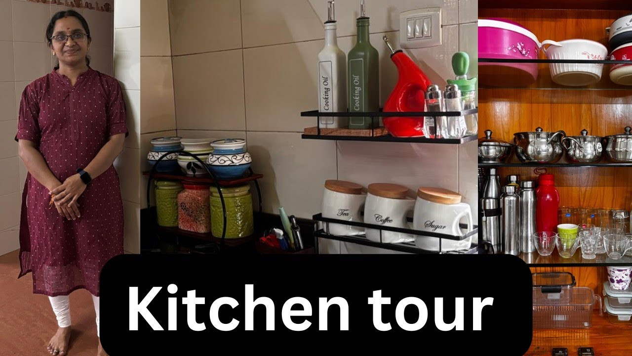 kitchen tour/என் சமையலறை/ideas for New kitchen organization/cookware organization ideas