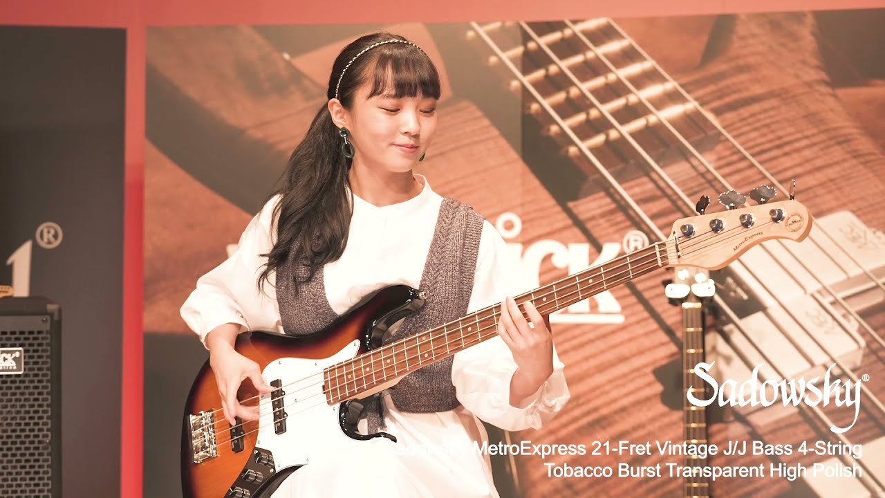 【楽器人特別動画企画】MINAがサドウスキー、ワーウィック、G&L、ヘフナーを弾いてみた