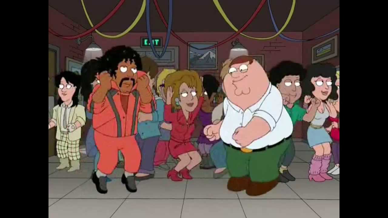 Dancing to Axel F at St. Elmo's Clam (Family Guy)