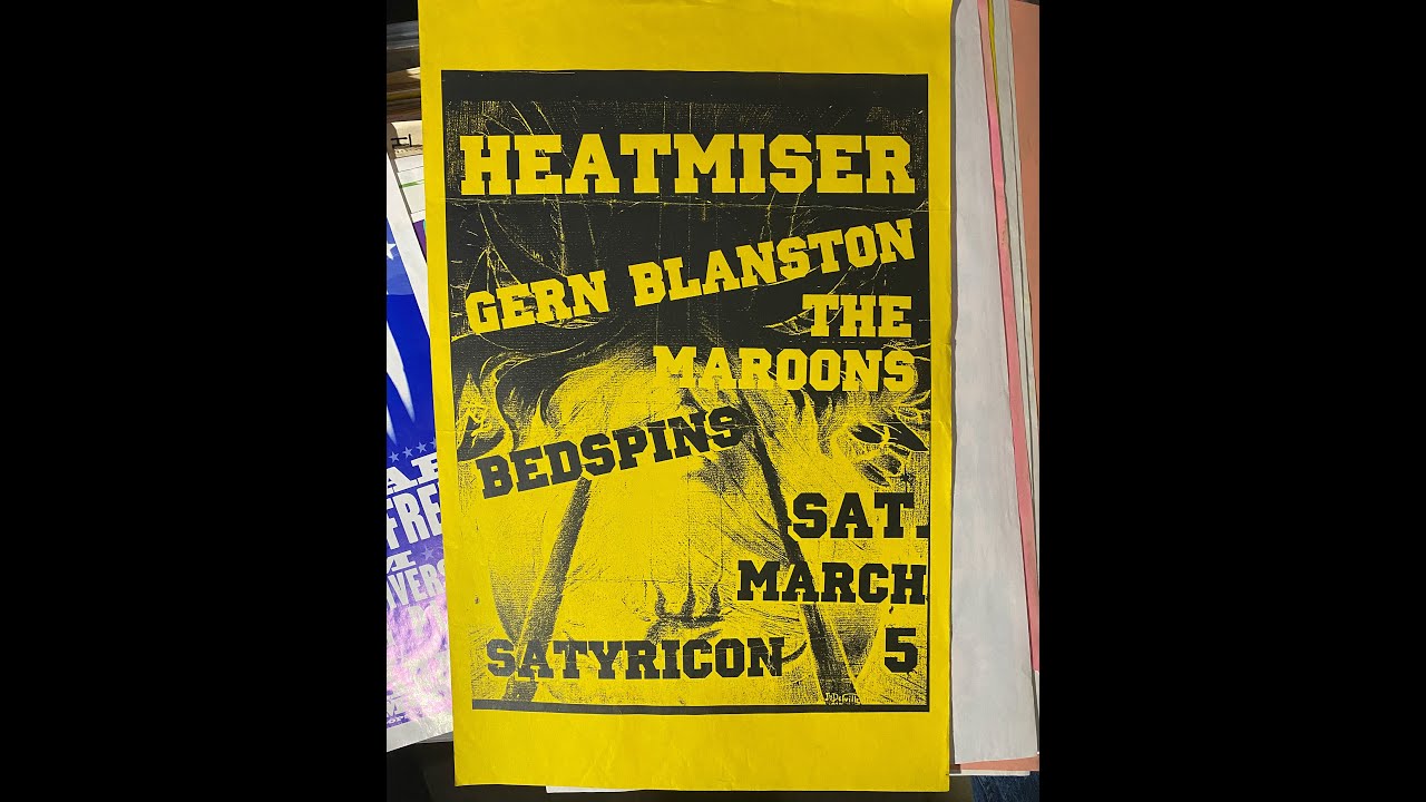 Heatmiser live at Satyricon, Portland, OR 3-5-94. Previously uncirculated