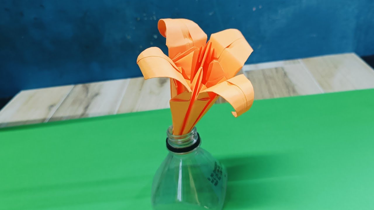 how to make origami flower easy #origamitutorial #origami #howtomake #diy