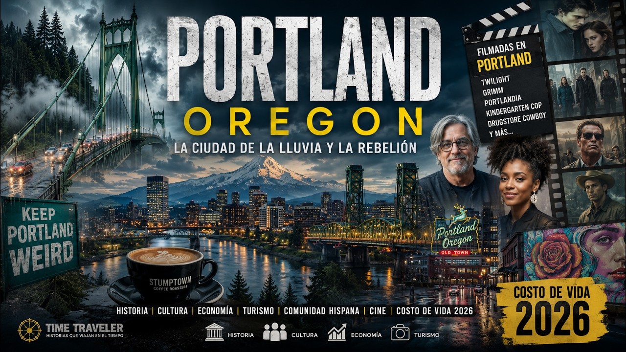 Portland, Oregon: Historia, Cultura, Pel&iacute;culas Filmadas y Costo de Vida 2026 | Time Traveler