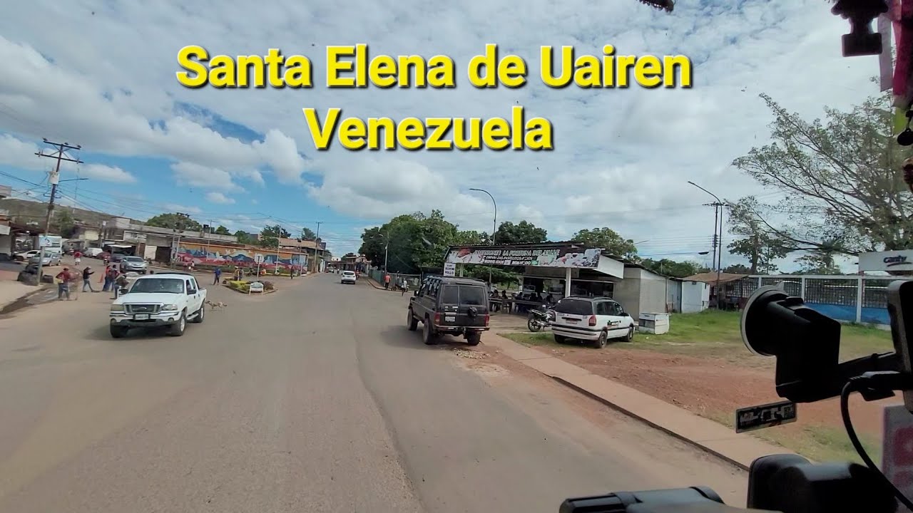 Passando pela cidade de Santa Elena de Uairen na Venezuela