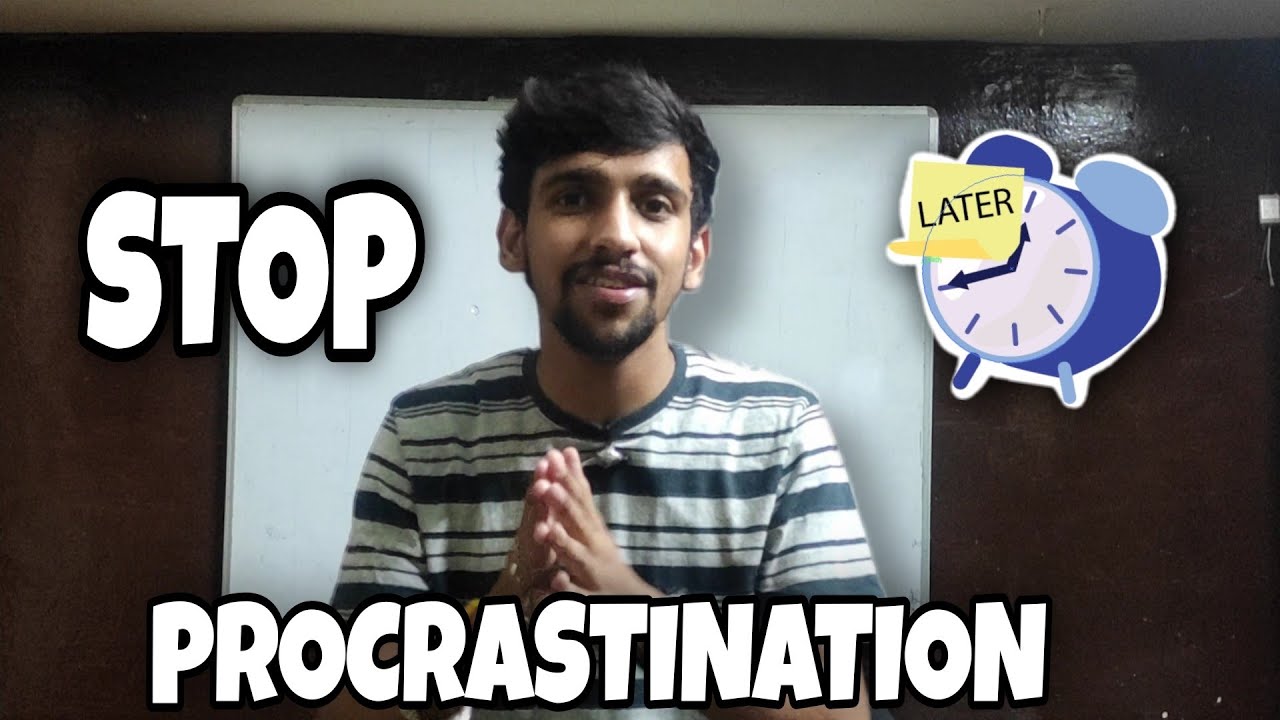 Stop PROCRASTINATION for students | It's My Job