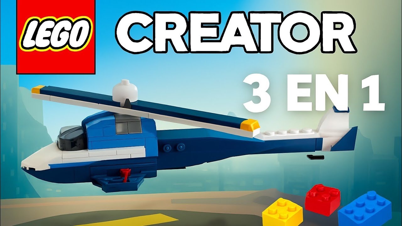 LEGO CREATOR 3 EN 1:  🚁 ¡De la caja al cielo! Armamos el helicóptero🔥#Lego #LegoCreator #LegoBuild