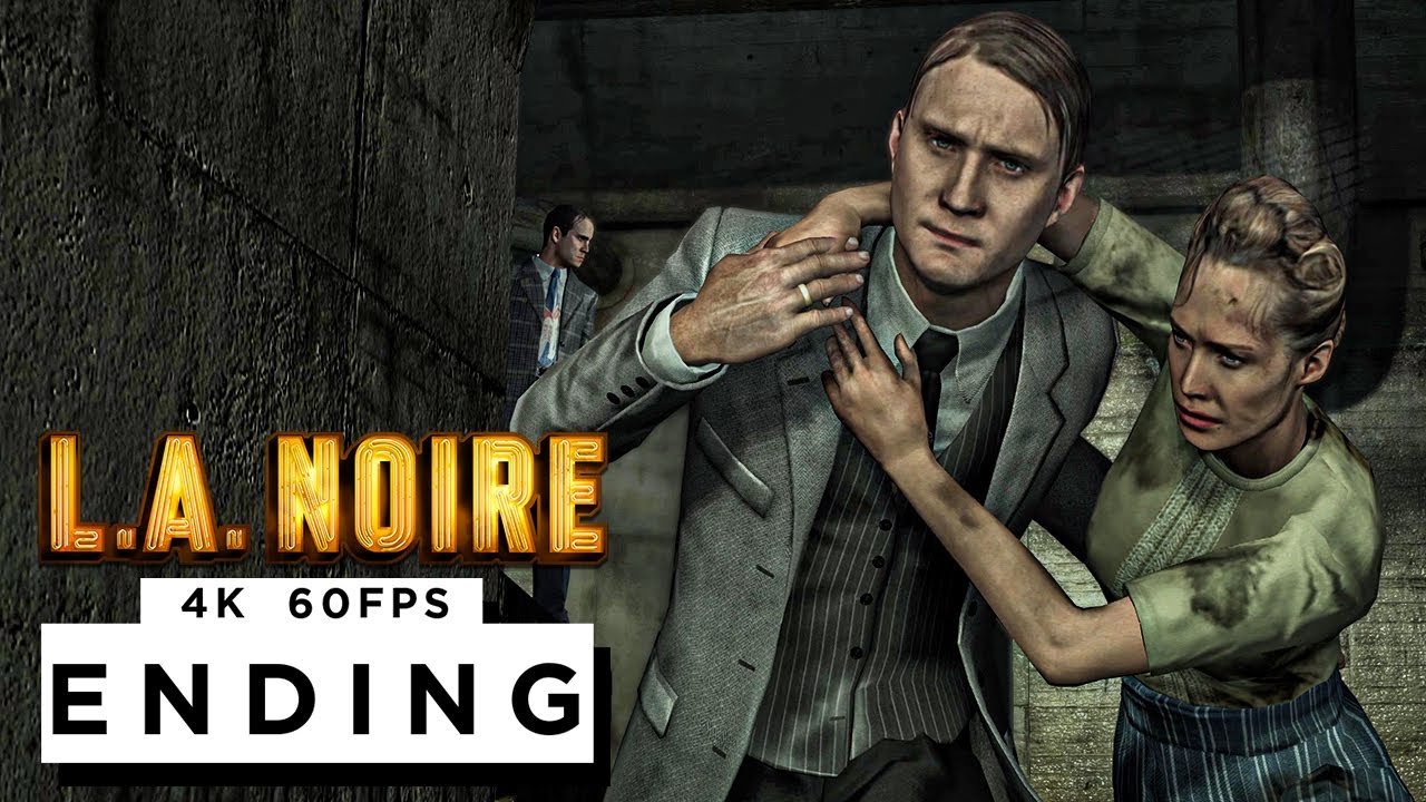 L.A NOIRE ENDING - A DIFFERENT KIND OF WAR - Walkthrough Gameplay - (4K 60FPS) - No Commentary