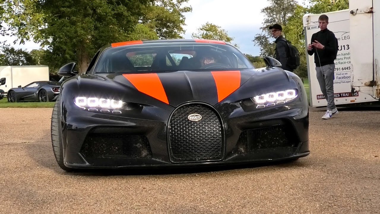 The BEAST, $4Million Bugatti CHIRON SUPER SPORT Startup, sound and driving!