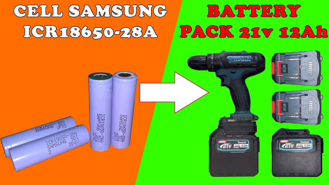DIY 21V 12Ah Power Tool Battery 🔋 Made from Recycled Laptop 18650 Cells