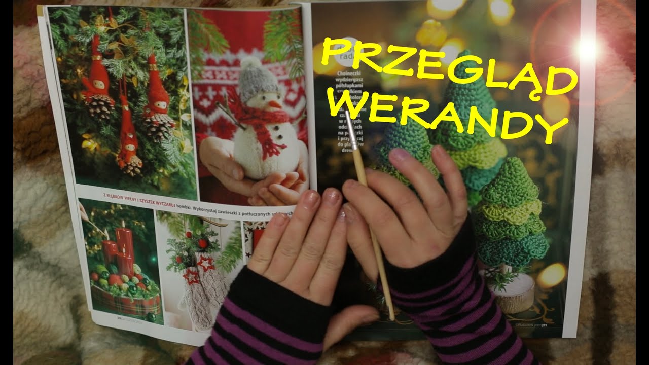 ASMR po polsku 🎧 Przegląd Czasopisma Weranda 🎄 (dźwięk kartek, szept) Na sen i przyjemne dreszcze 😴