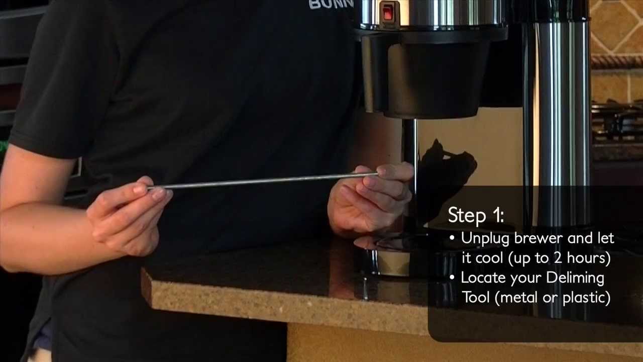 How to Clean the Sprayhead Tube on BUNN&reg; Velocity Brew&reg;