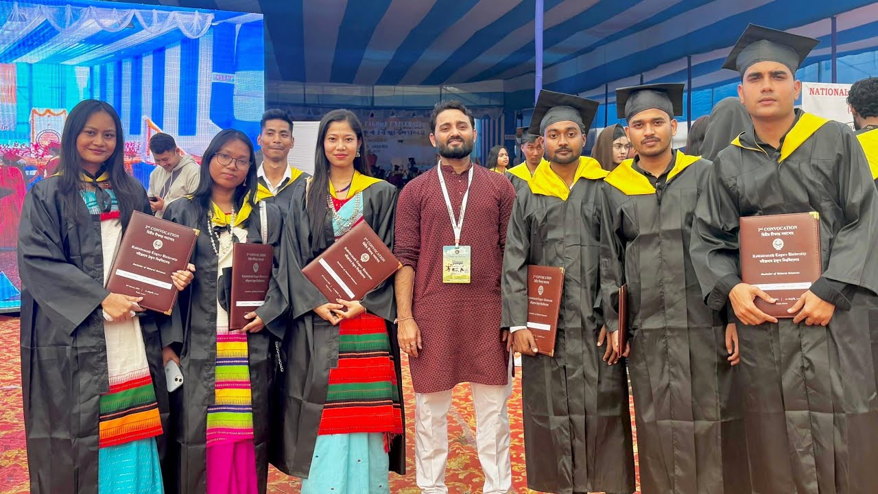 Convocation day || Rabindranath Tagore University ||👩🏼‍🎓✨