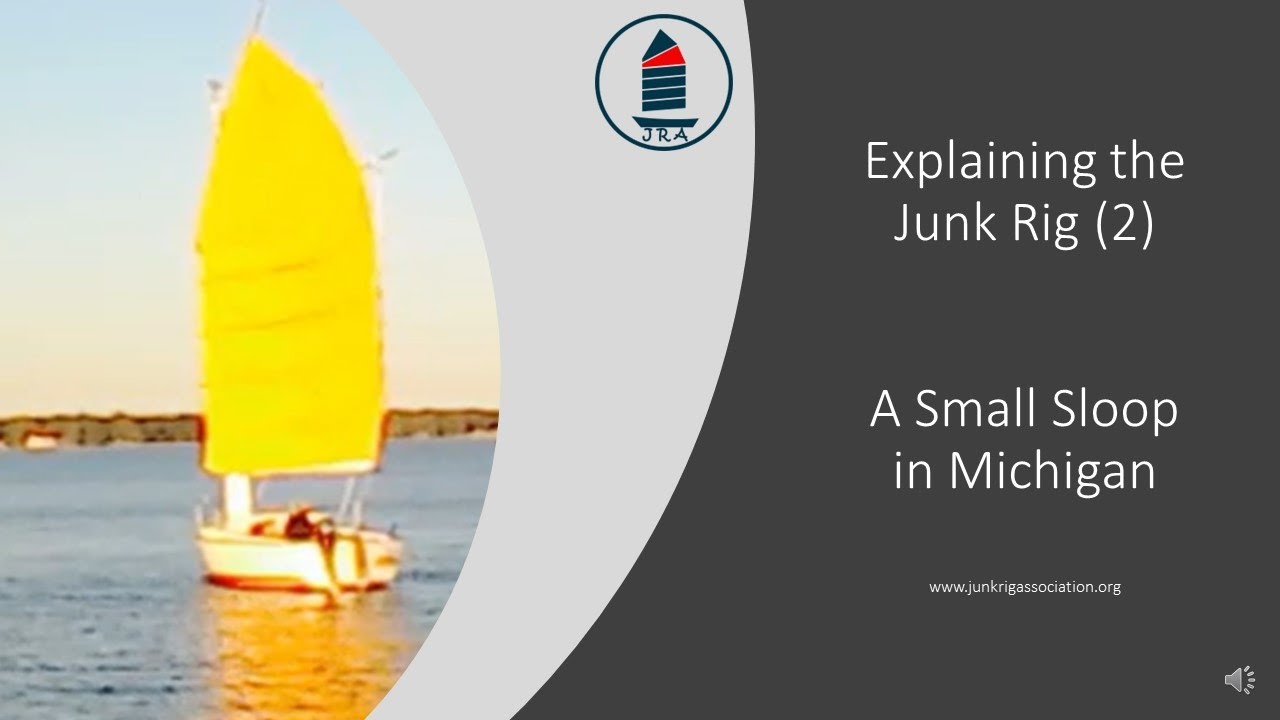 Explaining the Junk Rig (2) - A 22' Sloop in Michigan