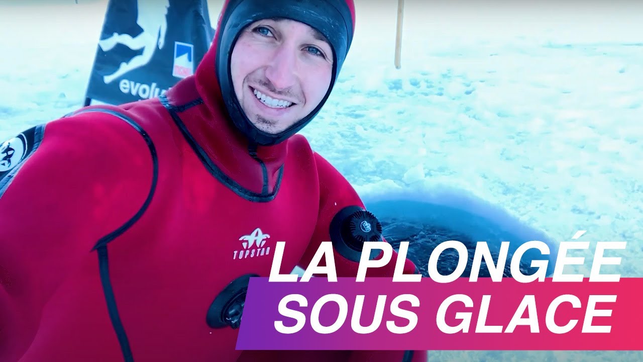 Aujourd'hui j'ai testé la plongée sous glace à Tignes