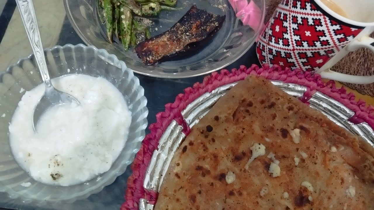 Lachydaar khasta paratha | desi cusion | nashta with paratha