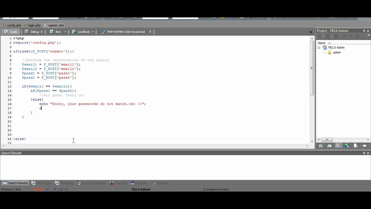 How to make a PHP Registration and Login Form - Full Video!!