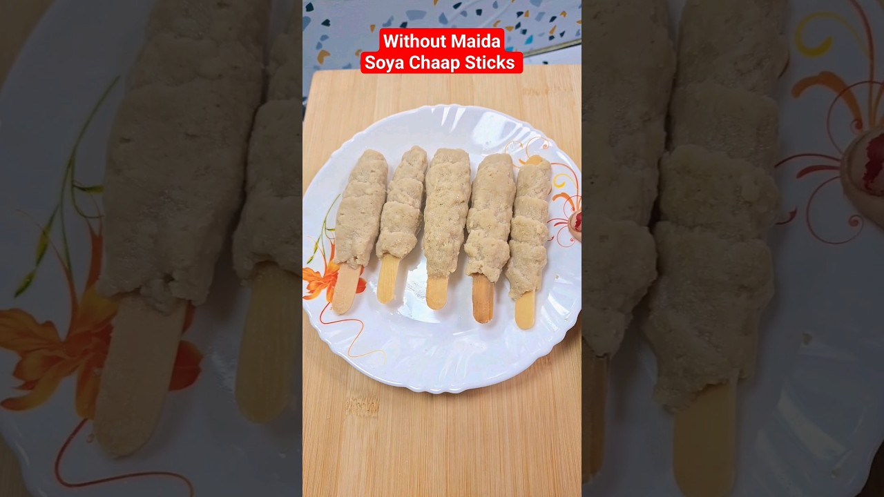 Veg Soya Chaap Sticks #shortvideo #trending