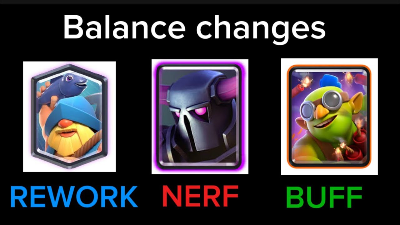 Some balance changes (clash royale in tabs) 