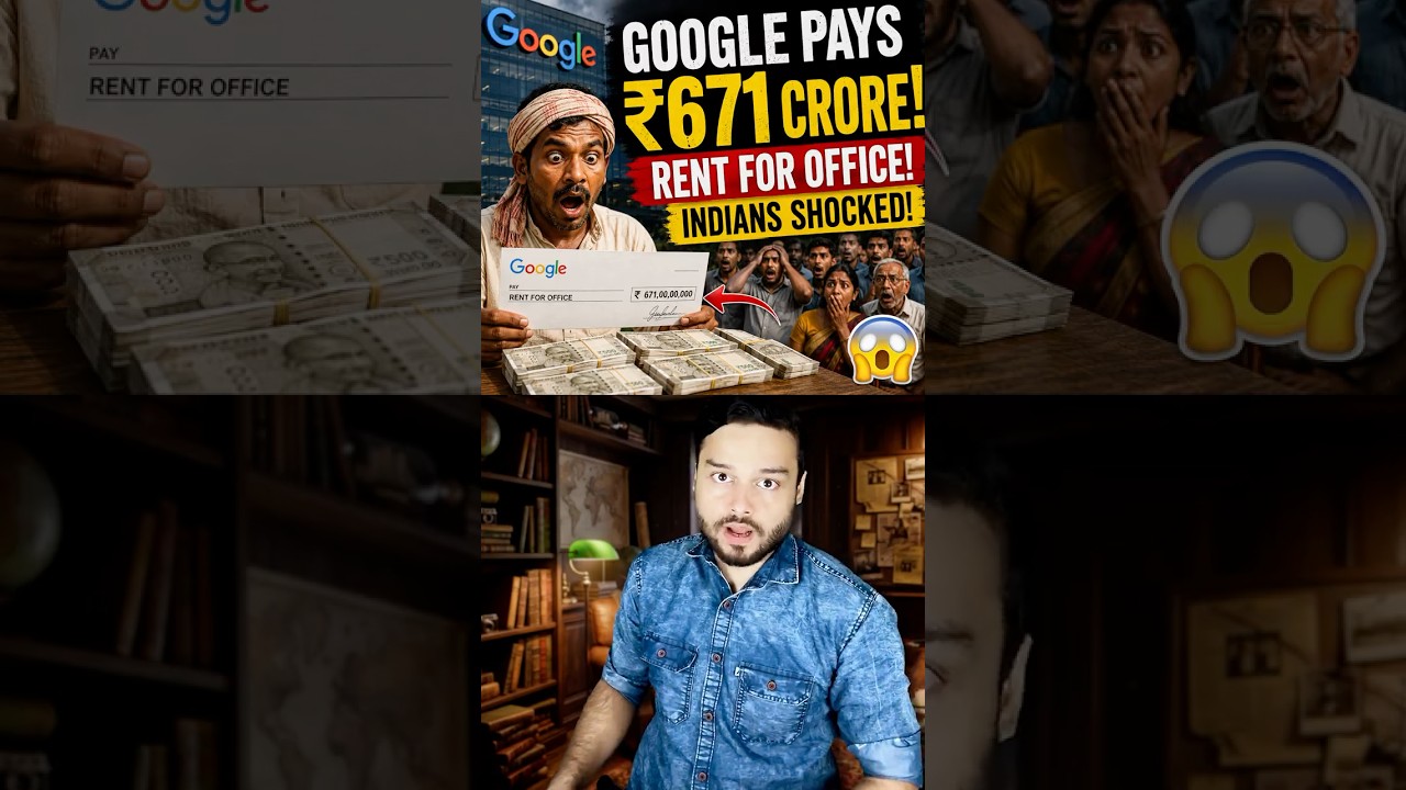 ₹671 CRORE in Office Rent! You'll Be SHOCKED By Knowing GOOGLE's Rent in India! #shorts