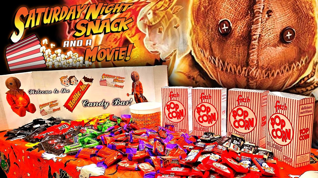 TRICK OR TREAT at SAM'S HOLLIE HO CANDY BAR! Saturday Night Snack and a Halloween Movie!