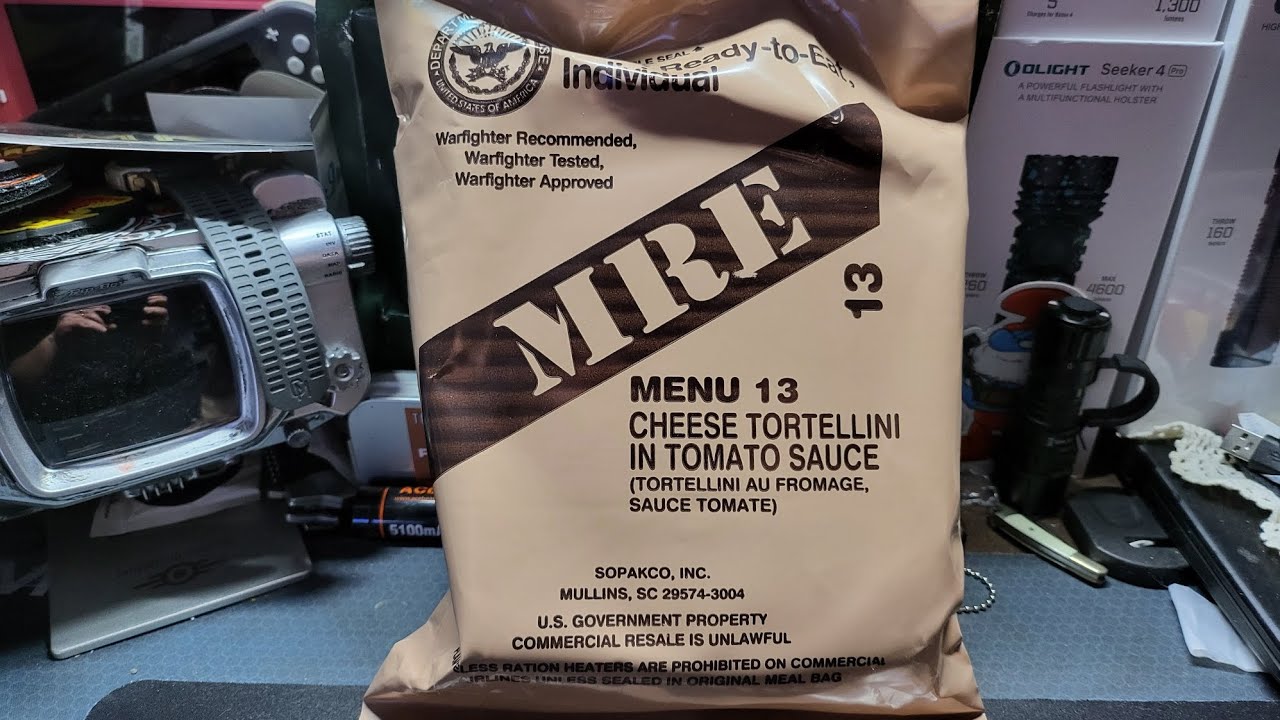 МЕНЮ №13 Американского MRE: ОБЗОР СЫРНЫХ ТОРТЕЛЛИНИ