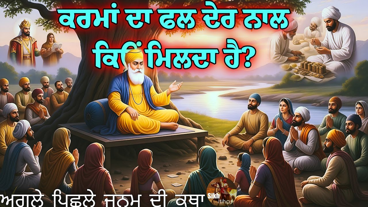 ਕਰਮਾਂ ਦਾ ਫਲ ਦੇਰ ਨਾਲ ਕਿਉਂ ਮਿਲਦਾ ਹੈ? || ਅਗਲੇ ਪਿਛਲੇ ਜਨਮ ਦੀ ਕਥਾ || Guru Nanak Dev Ji || Dhritarashtra