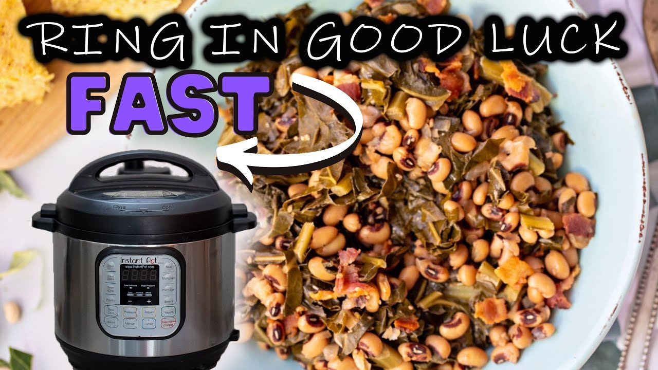 Instant Pot Black-Eyed Peas and Greens: A Southern Staple