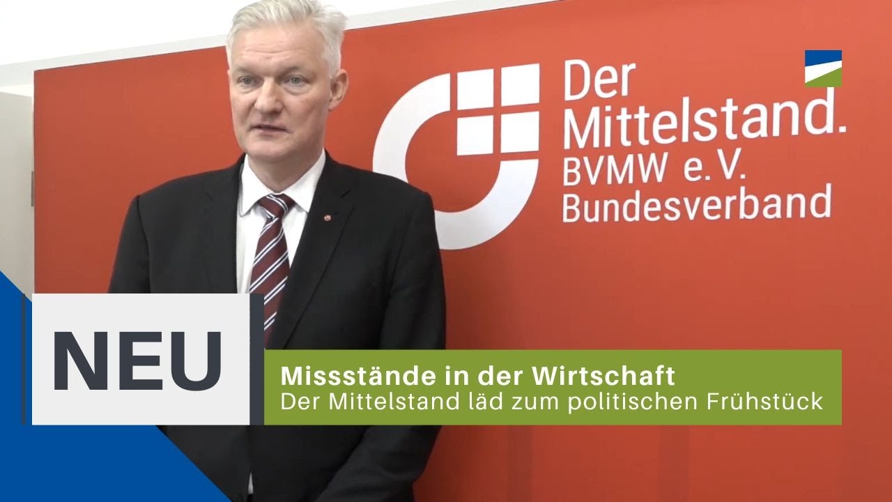 📌 Politische Missstände in der Wirtschaft - Der BVMW läd zum Frühstück | Waldstadtjournal 🌲📰