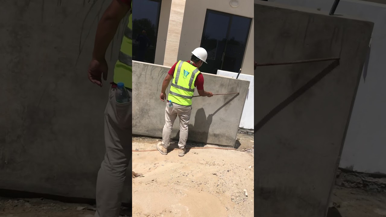 Inspection of Completed Plaster @ Boundary Wall
