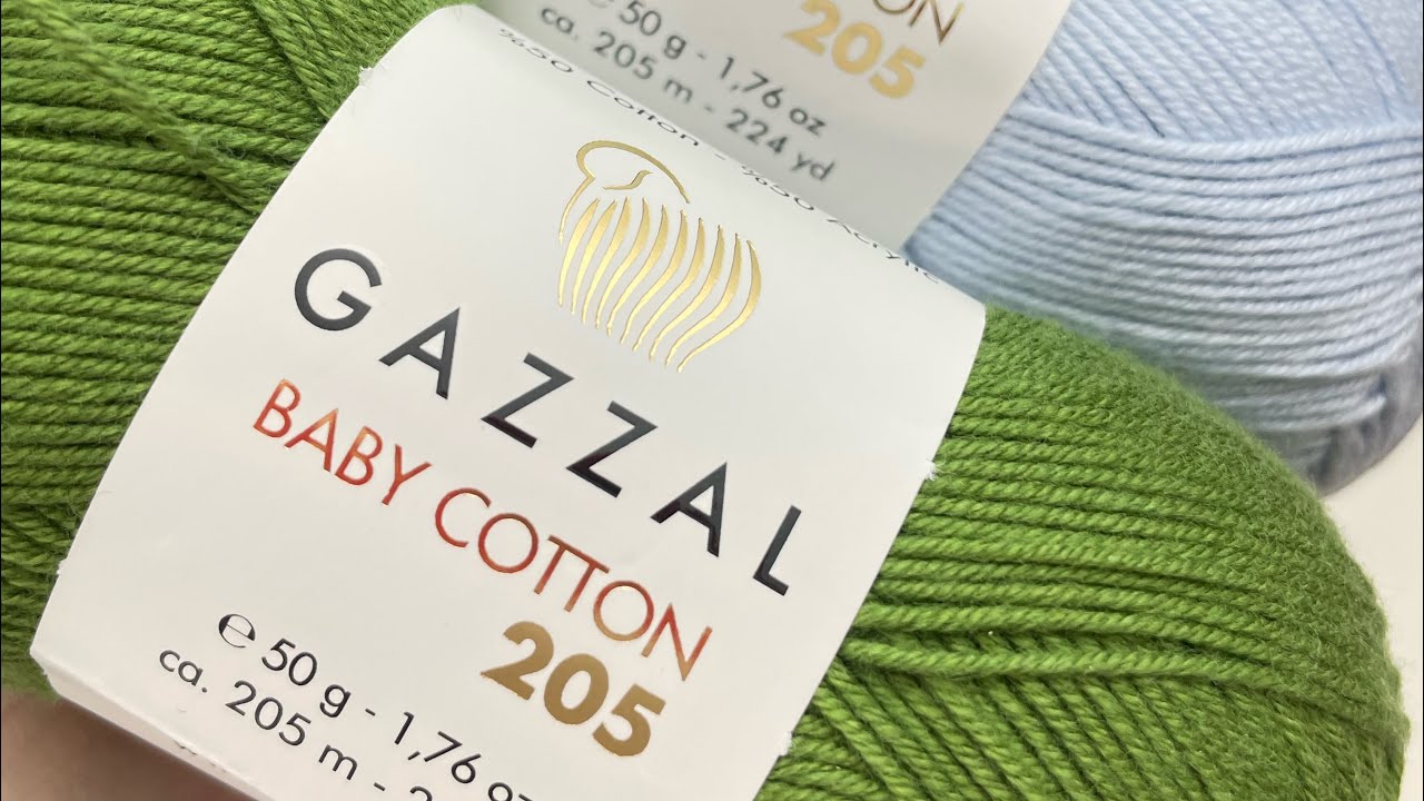 🌸 Gazzal Baby Cotton 205 - Innowacyjna Wł&oacute;czka na Twoje Letnie Projekty! 🧶 @Dziergaczkowo
