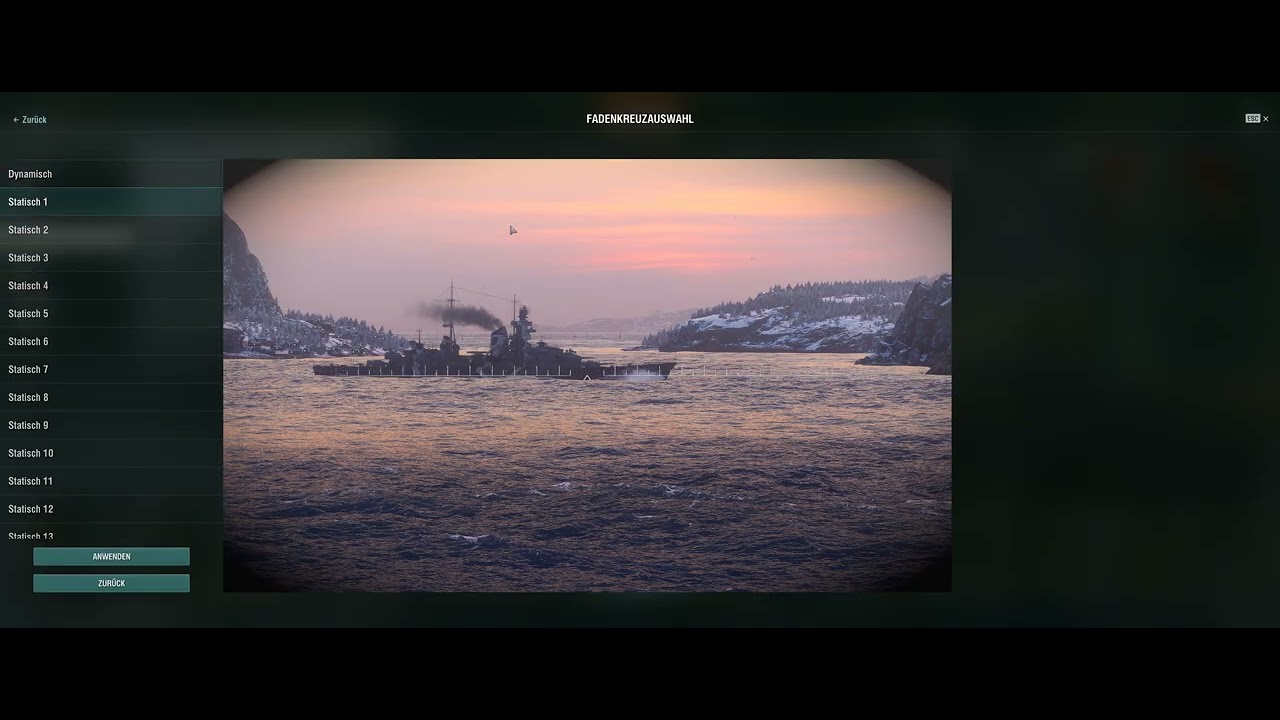Grundeinführung World of Warships - Einstellungen, Hafen, Waffenkammer etc.
