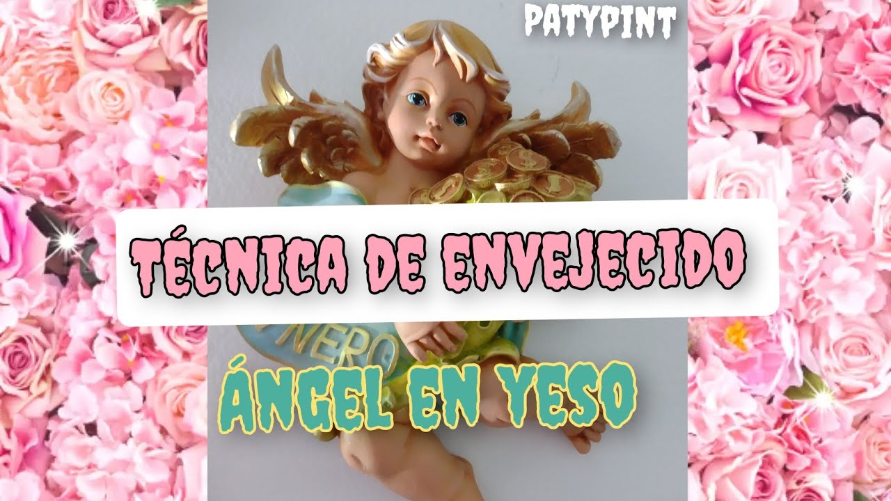 INCREÍBLE TECNICA DE ENVEJECIMIENTO EN PIEL /angel en yeso@patypintpatypint180