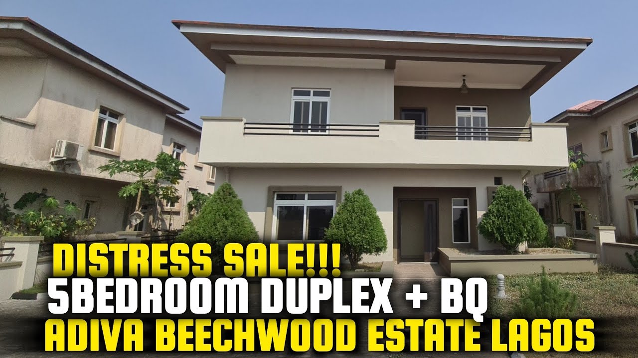 DISTRESS SALE - LAKEVIEW 5BEDROOM DUPLEX + BQ ADIVA-BEECHWOOD ESTATE IBEJU-LEKKI LAGOS NIGERIA