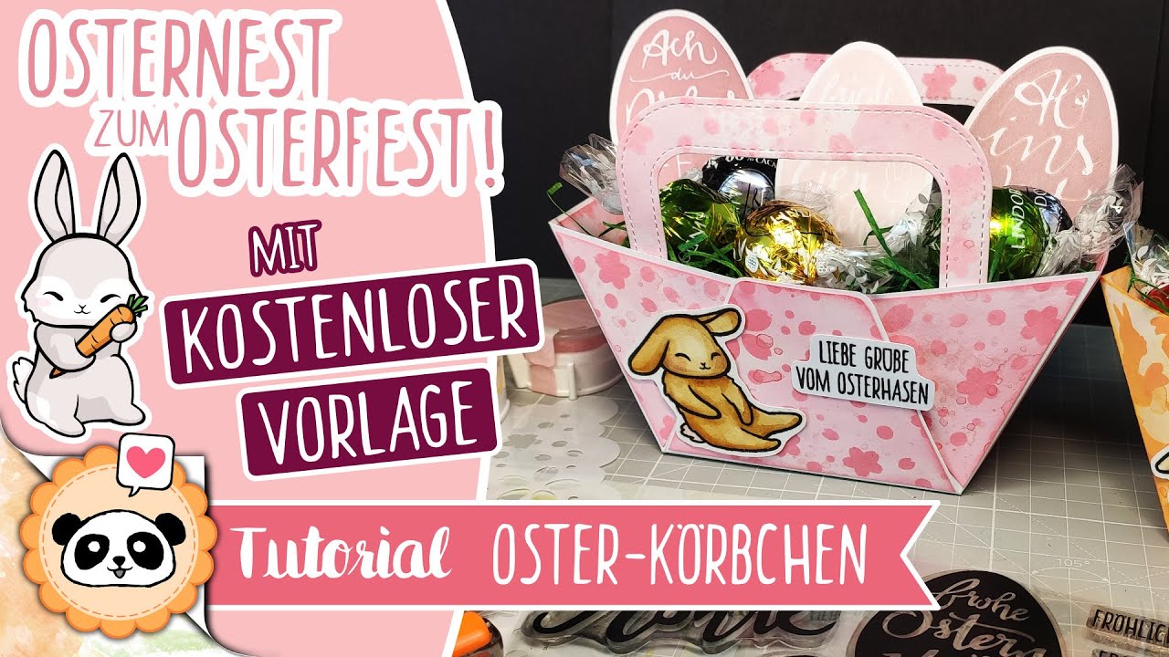 Niedliches Osternest: Die perfekte Überraschung zu Ostern! 🐇 | Kostenlose PDF Vorlage