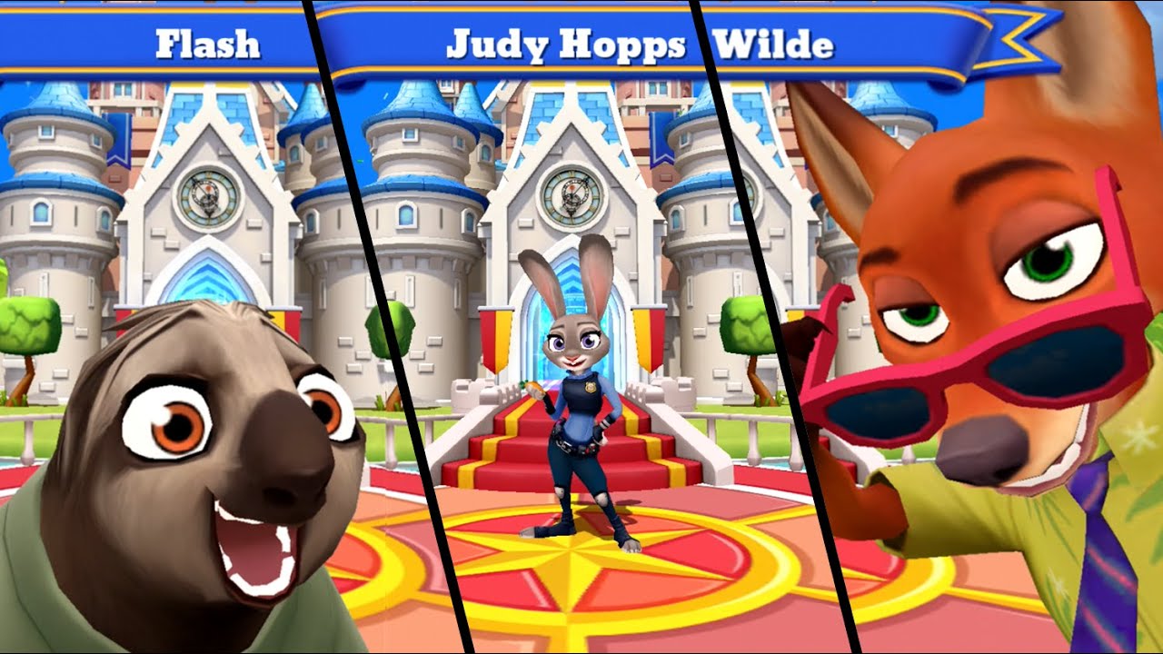 (OLD VERSION) Welcome Screens ZOOTOPIA CHARACTERS | Disney Magic Kingdoms