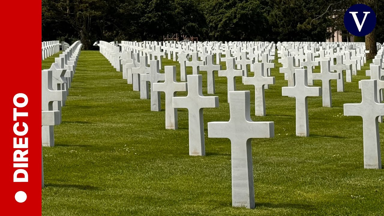 Biden y Macron asisten a la conmemoraci&oacute;n del 80 aniversario del Desembarco de Normand&iacute;a