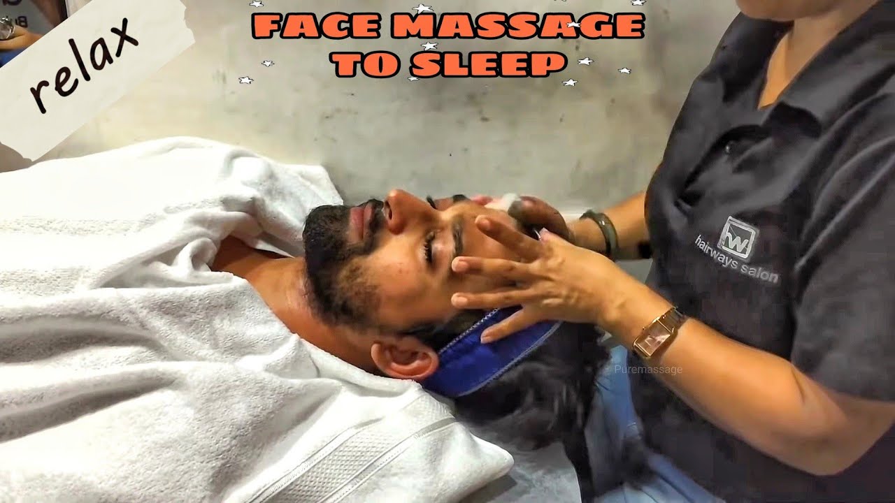 $3 Relaxing Face Massage In Indian Salon | Puremassage | ASMR