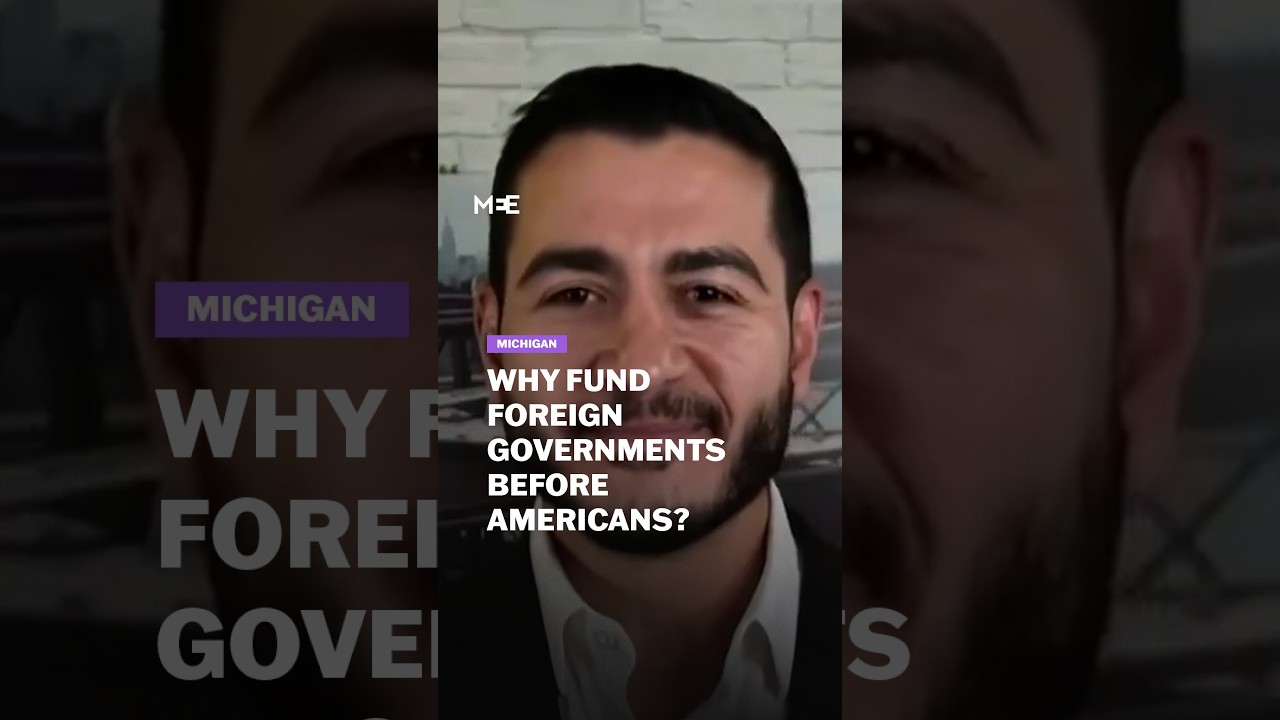 Abdul El-Sayed says US taxpayer dollars should prioritise Americans over foreign military aid