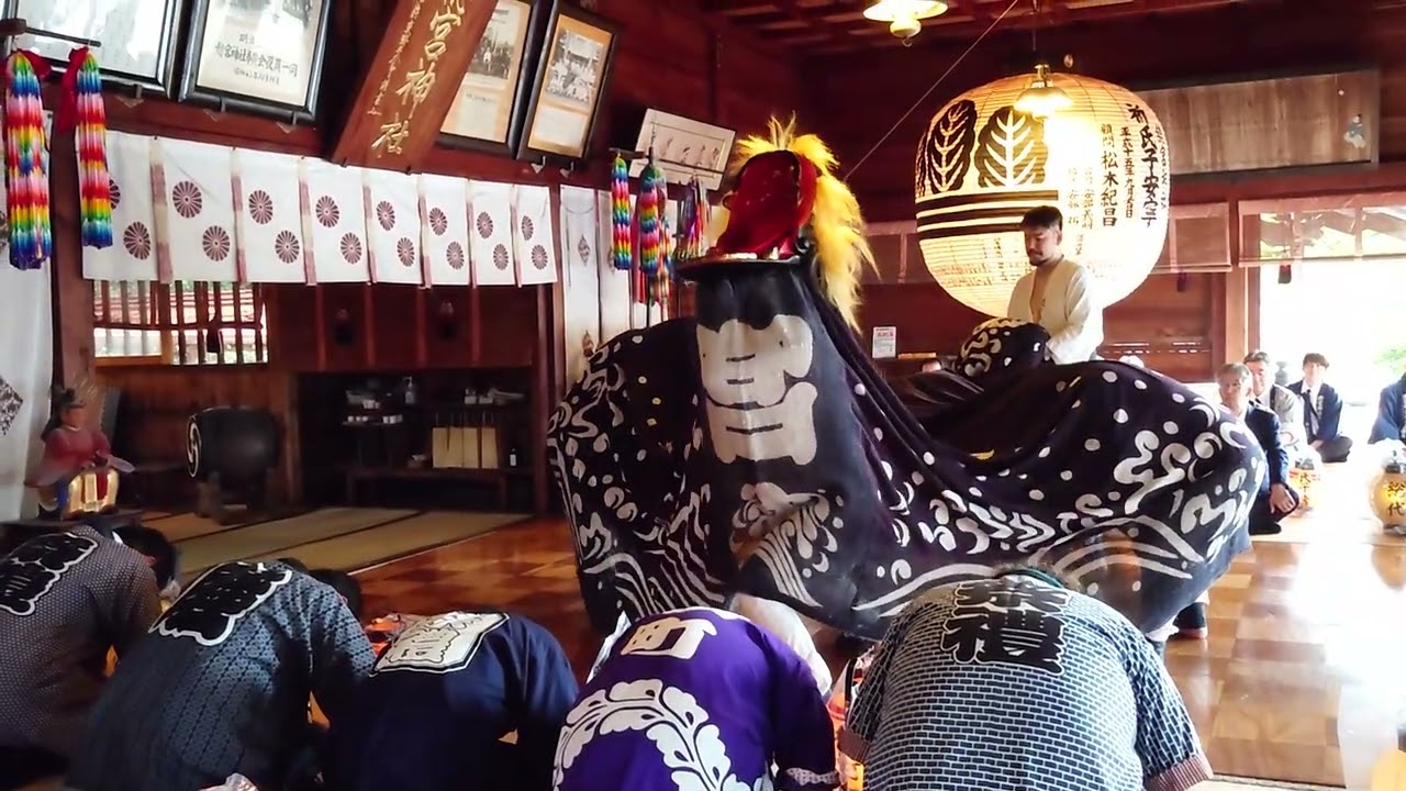 總宮神社初日拝殿獅子舞2025