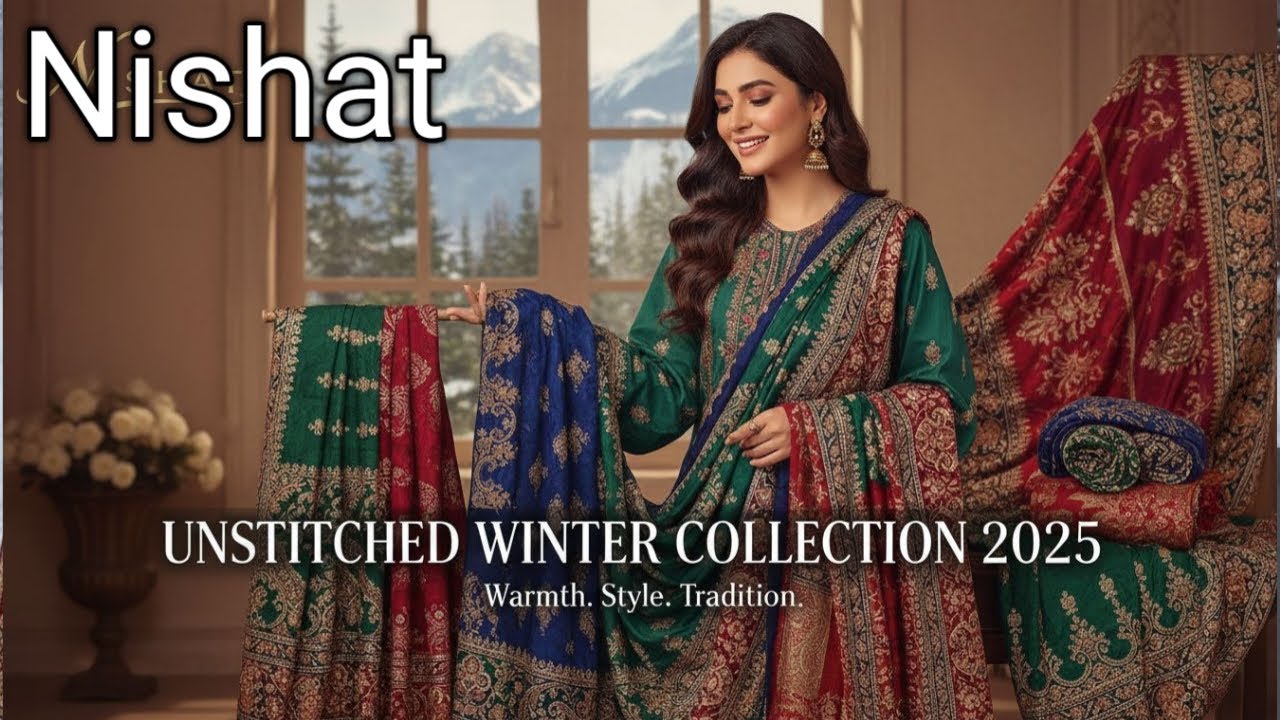 Nishat unstitched winter collection 2025 || nishat winter freedom to buy collection