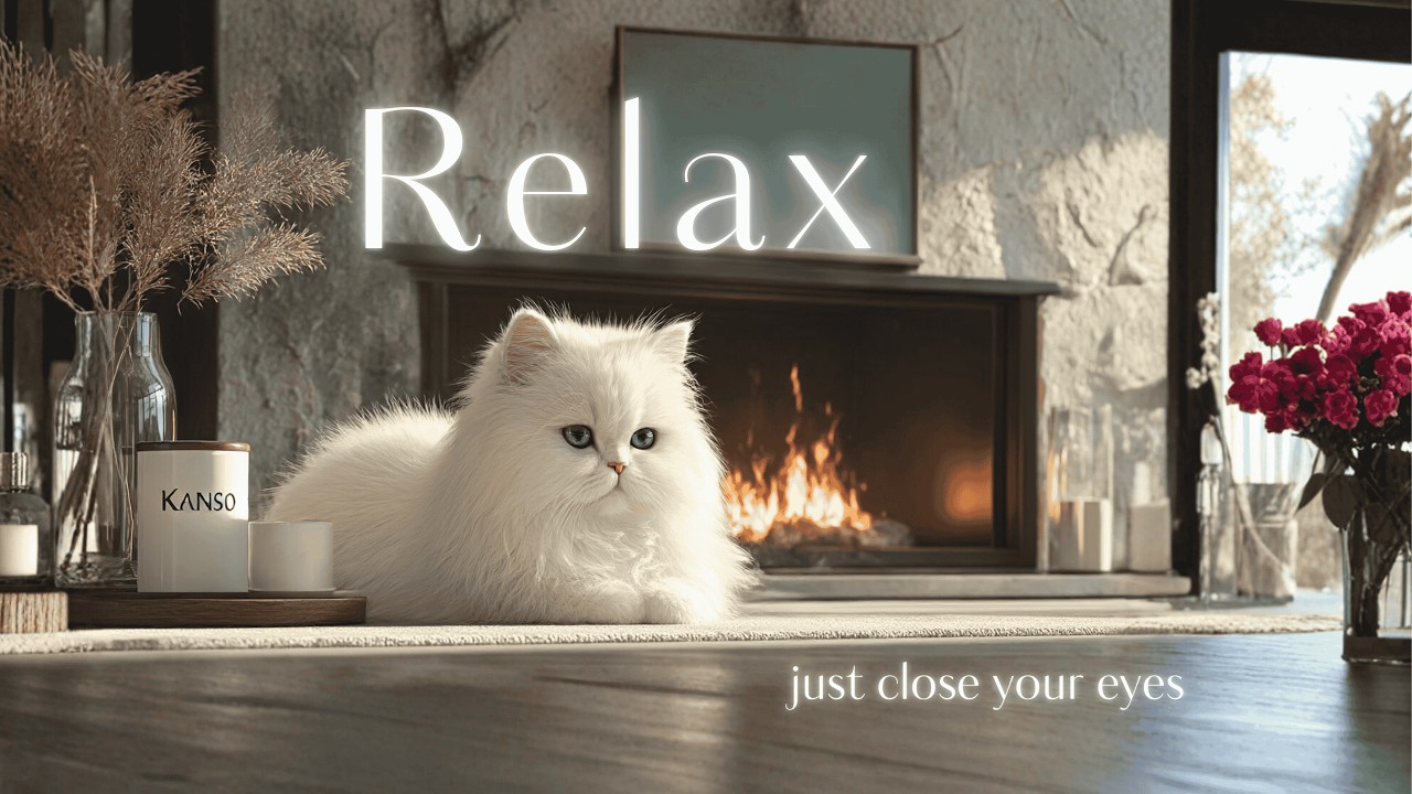 Nocturne Piano & Cozy Cat 🌙 Relax Now for Healing Emotions #relaxingmusic #relaxingpiano