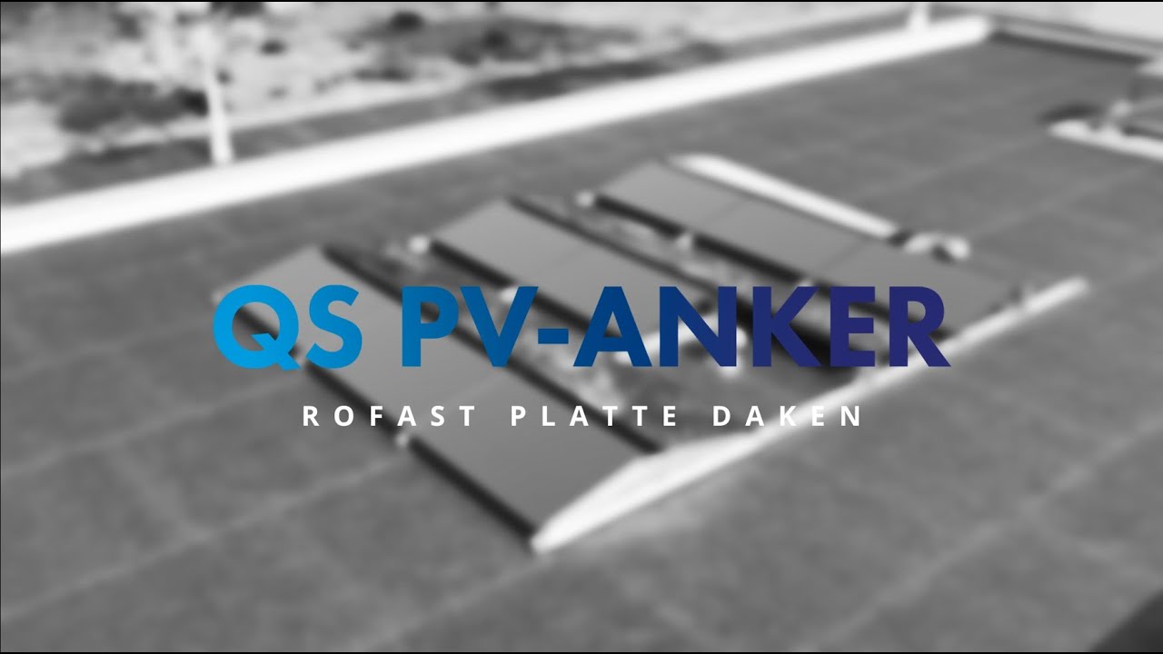 QS PV-anker plat dak RoFast | Solar Construct Nederland