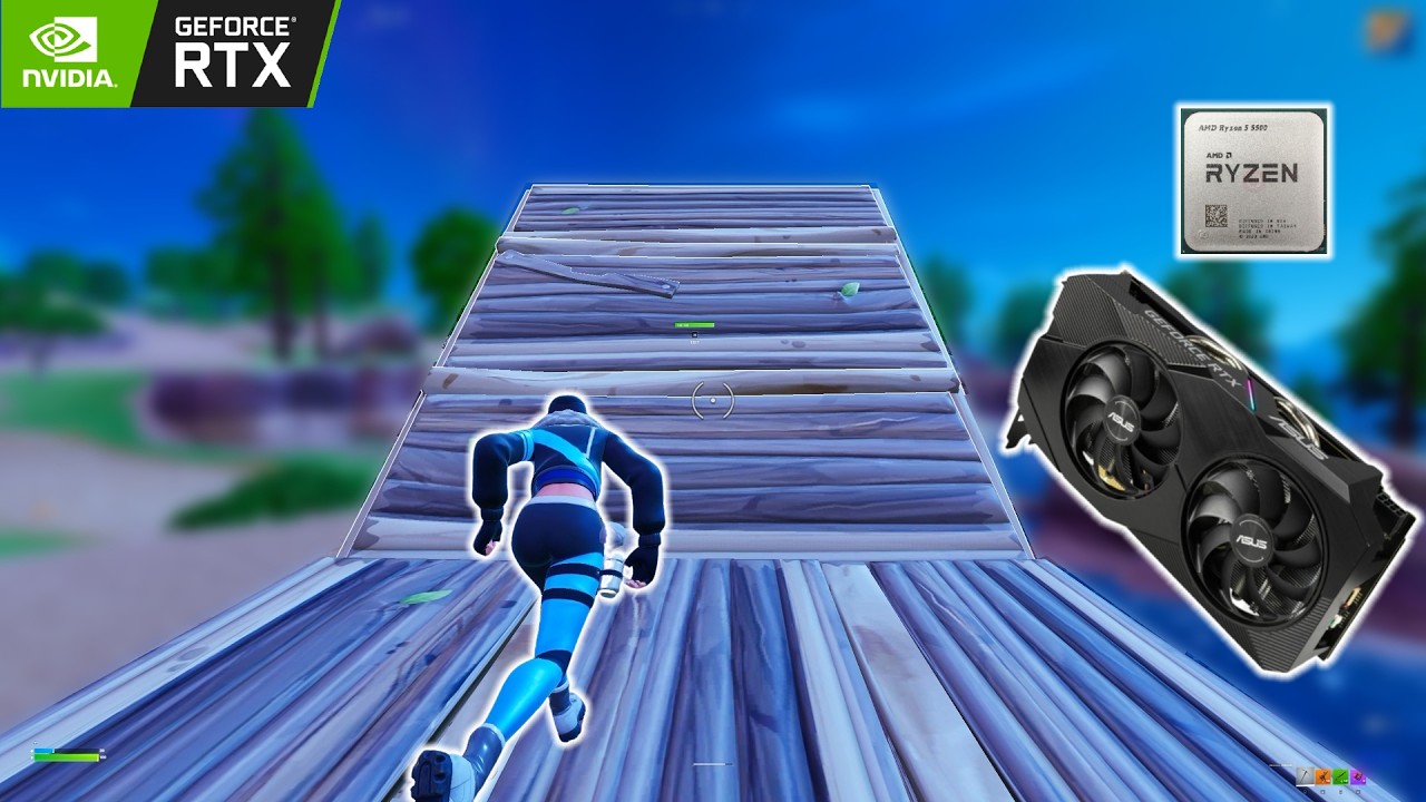 RYZEN 5 5500 + RTX 2060 6GB | Fortnite Solo Ranked Benchmark (Performance Mode)