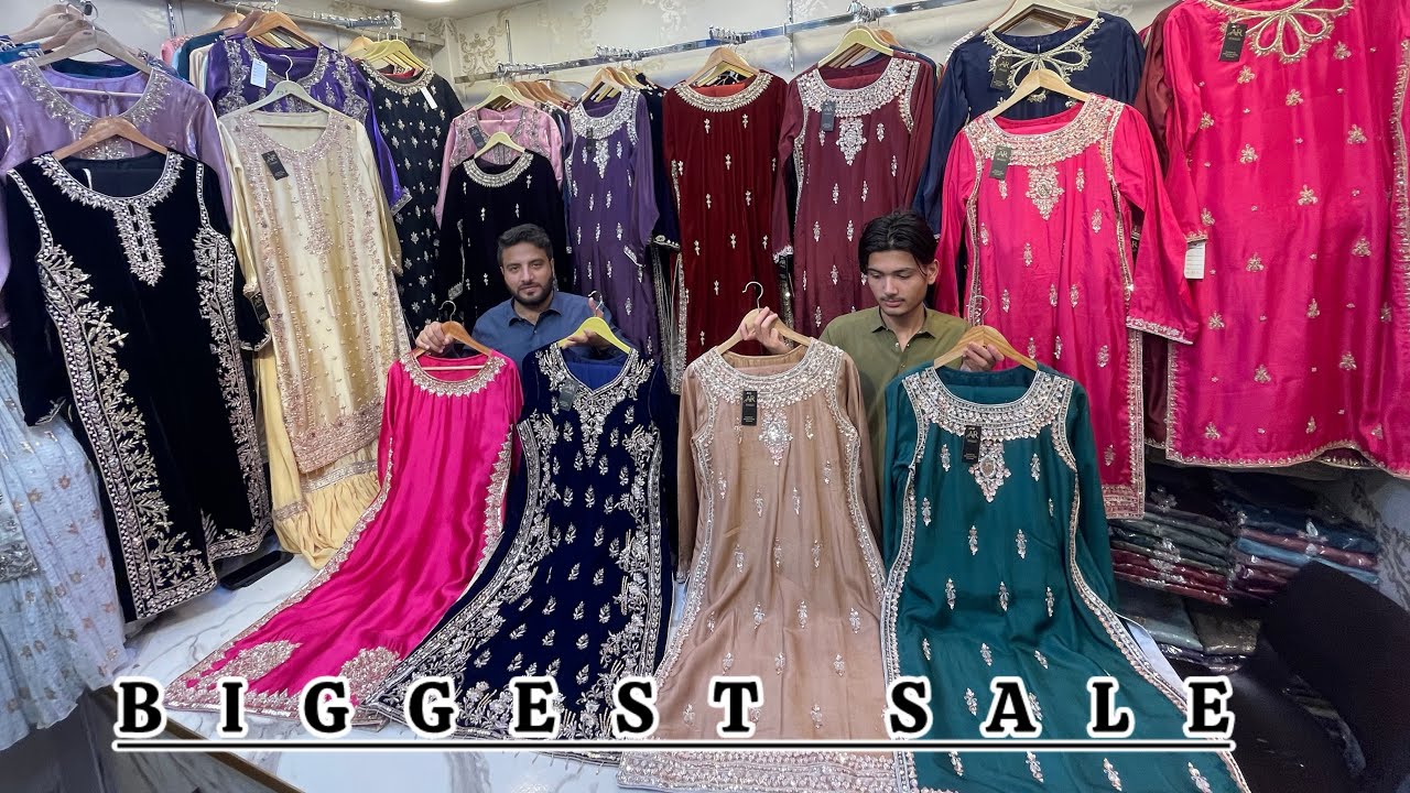 Most Pakistani trending 2026 wedding collections biggest sale limited stock cheap prices😍