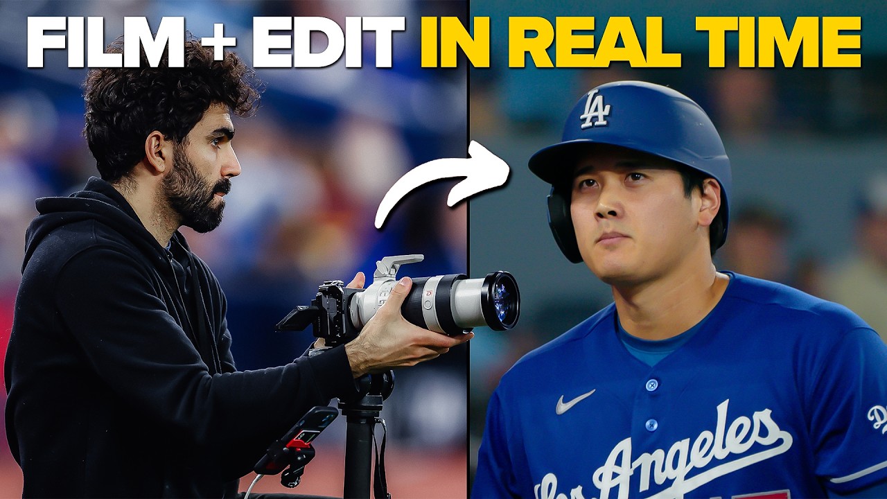 How I Film and Edit Content LIVE During Games for MLB